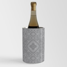 LEGION pixelated soft grey textured design Wine Chiller