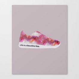Pink Shoe Canvas Print