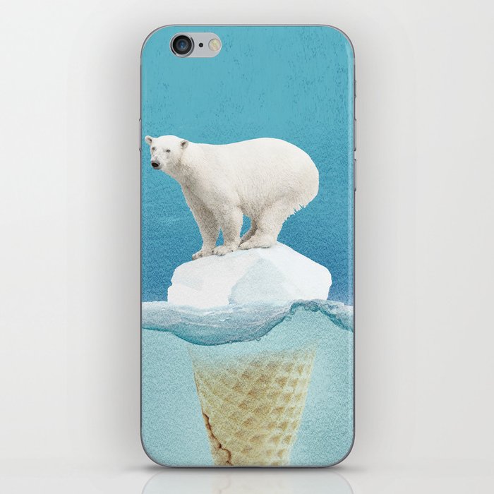 Polar ice cream cap iPhone Skin