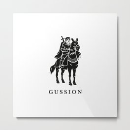 Gussion Metal Print