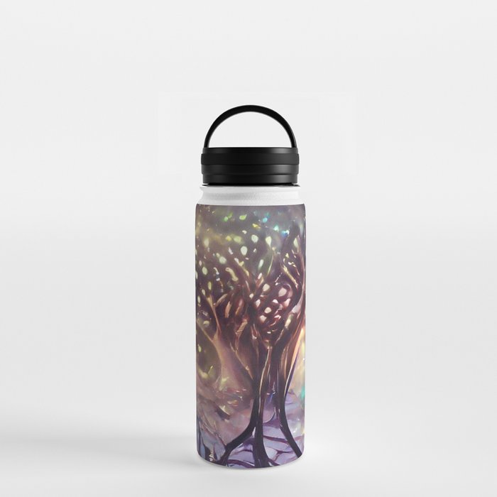 Tree of Life Abstract Scripture Inspired Bible AI Art Water Bottle