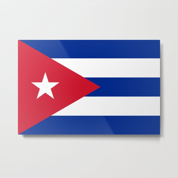 Flag of Cuba Metal Print