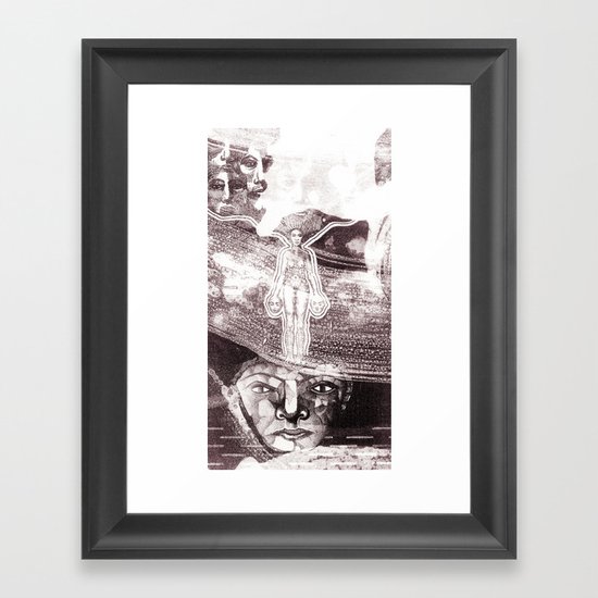 The drift Framed Art Print