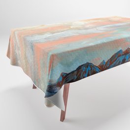 Mountain Sky in Watercolor Tablecloth
