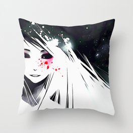 Anime Girl Throw Pillow
