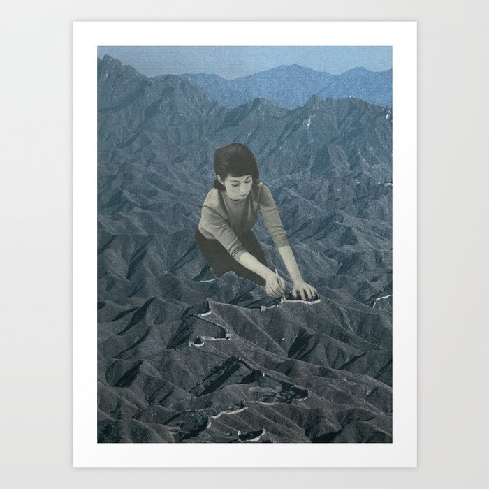 The Great Wall Art Print