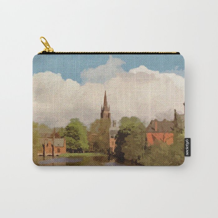 The Lake of Love Bruges art Carry-All Pouch