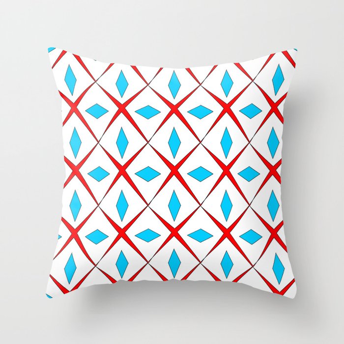 symetric patterns 25 -mandala,geometric,rosace,harmony,star,symmetry Throw Pillow