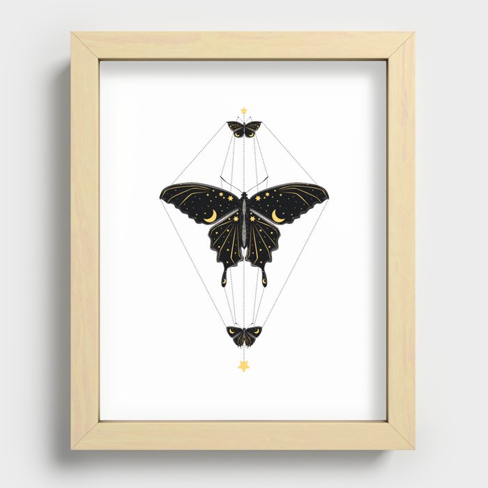 Butterfly Universe Recessed Framed Print
