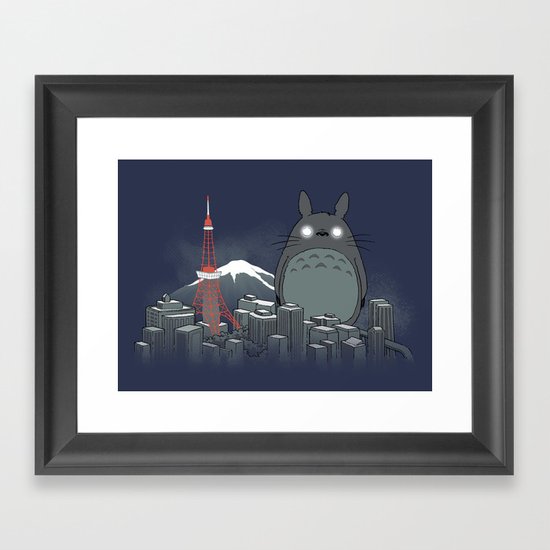 My Angry Neighbor Framed Art Print