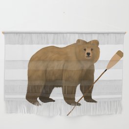 Bear Rowing Wall Hanging