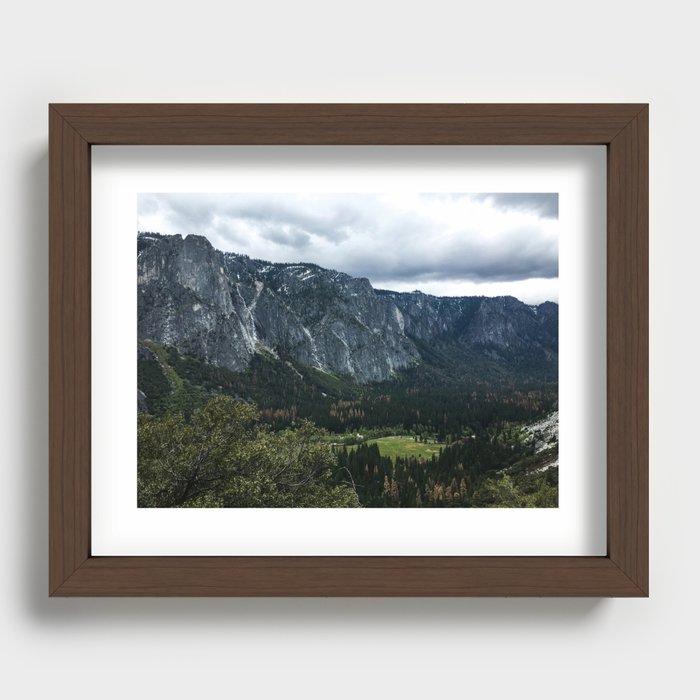 Fog Over Mountains (Yosemite National Park, California) Recessed Framed Print