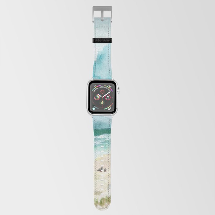 Apple watch at beach shop