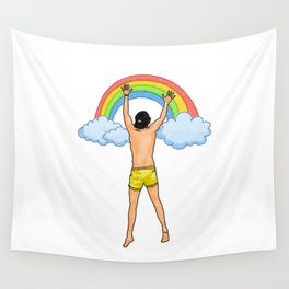 Rainbow Harry Wall Tapestry