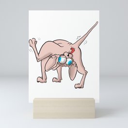 Crazy Sphynx 3 Mini Art Print