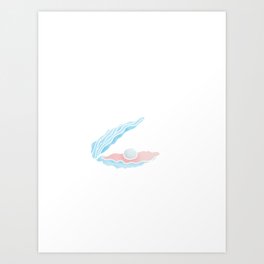 the world is your oyster Art Print