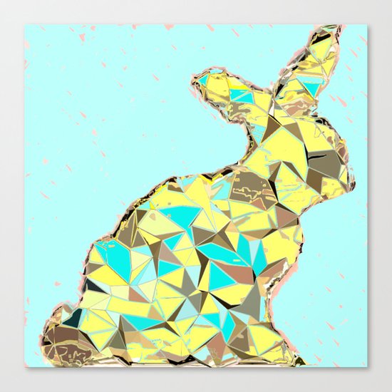 Spring bunny Canvas Print