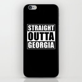 Straight Outta Georgia iPhone Skin