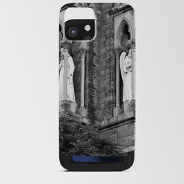 Argentina Photography - Argentine Cathedral In Black And White iPhone Card Case