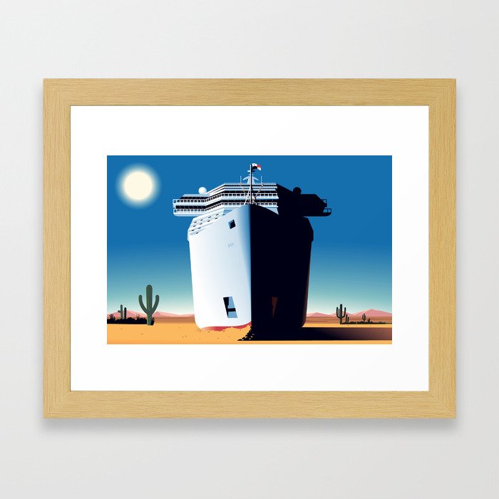 Desert Cruise Framed Art Print