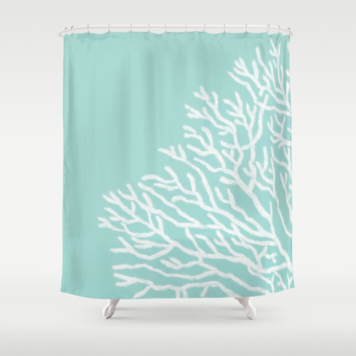 Sea Coral Shower Curtain