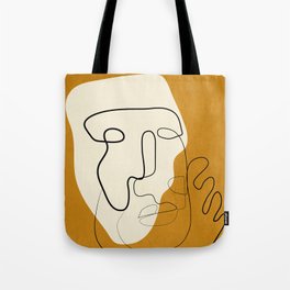 Abstract Portrait 3 Tote Bag