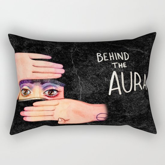 Behind The Aura Rectangular Pillow