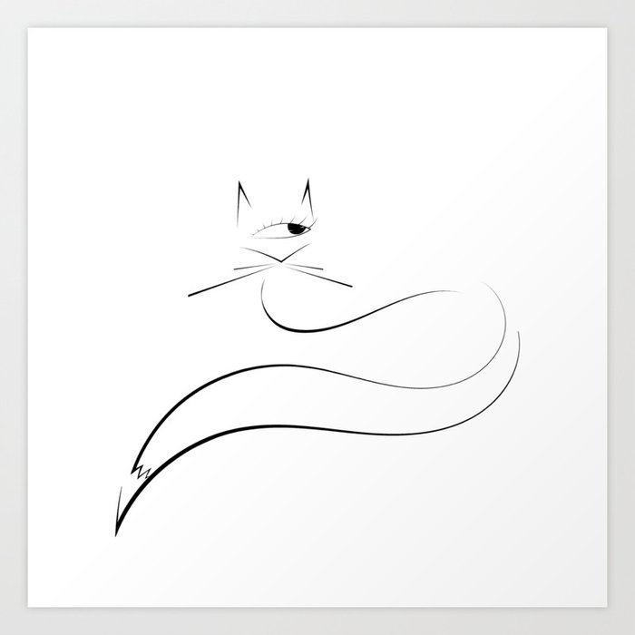 Fox hot sale line drawing