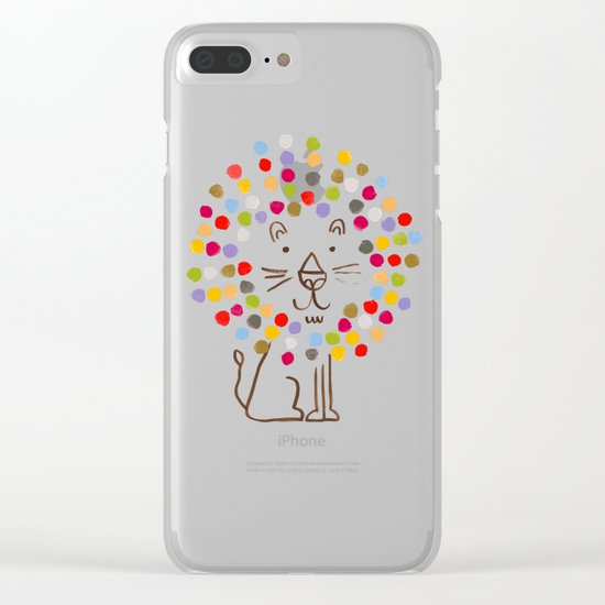 Dandy Lion Clear iPhone Case