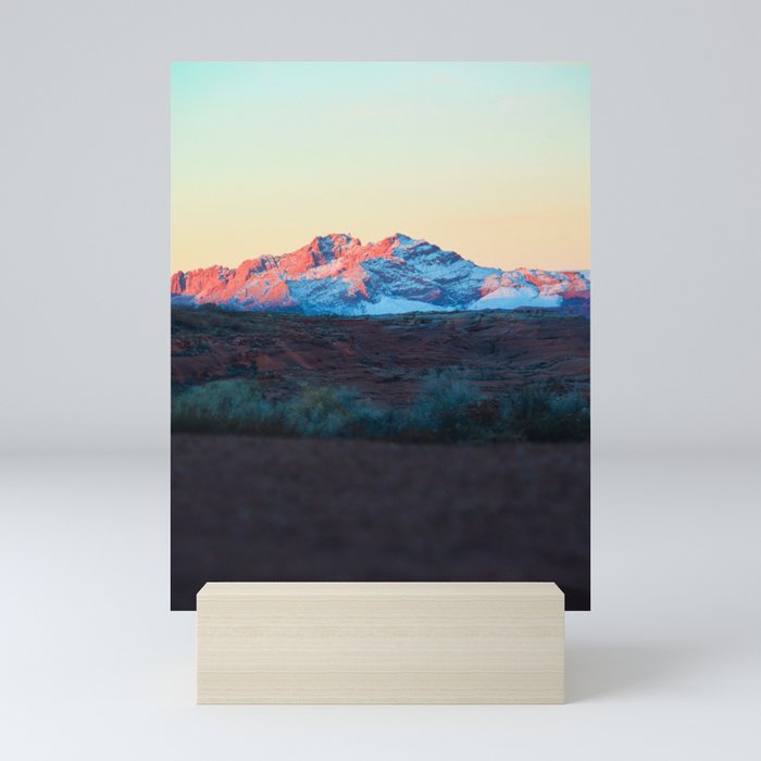 Arizona Desert Sunset Mini Art Print