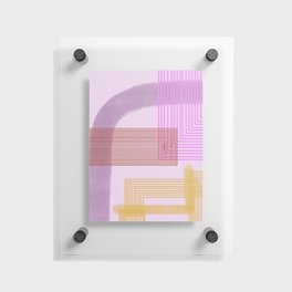 abstract 1d Floating Acrylic Print