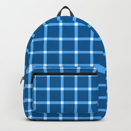 Blue Gingham - 10 Backpack