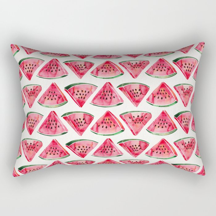 Watermelon Slices Rectangular Pillow