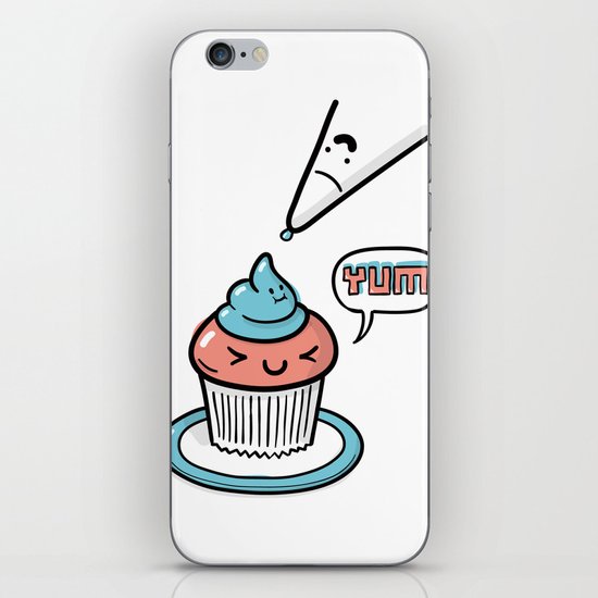 Friends Go Better Together 5/7 - Cupcake and Icing iPhone & iPod Skin