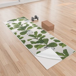 Fiddle leaf fig Tree Yoga Towel