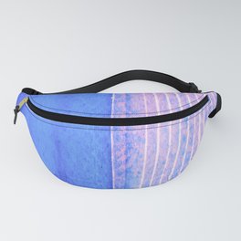 blue violet soft enzyme wash fabric look Fanny Pack