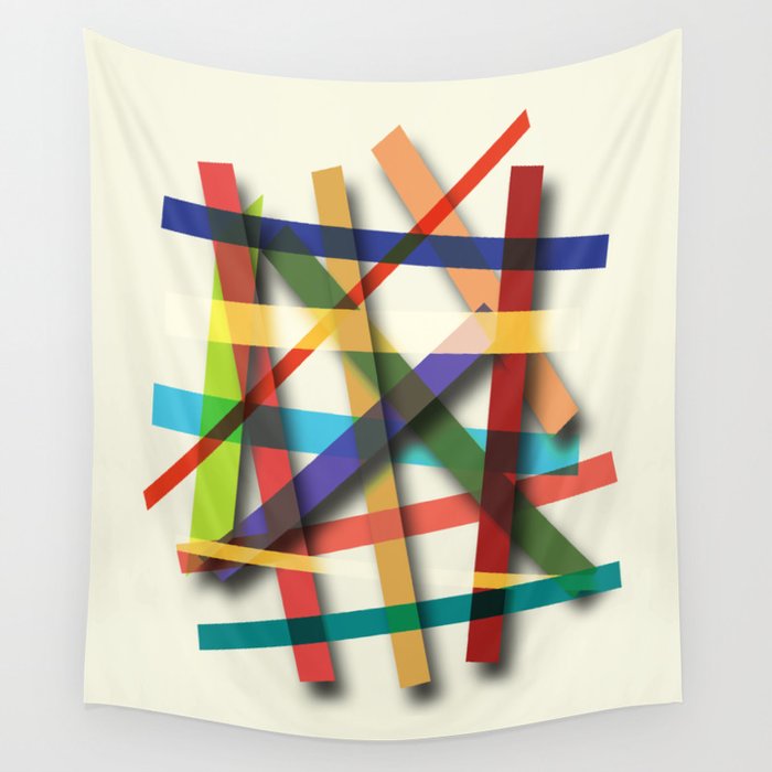 Abstract #436 Wall Tapestry