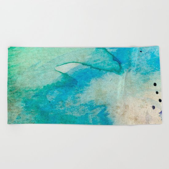 Pastel Color Splash 07 Beach Towel
