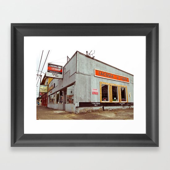 Tacoma V-Twin Framed Art Print