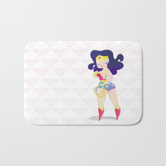 Wonder-Supa-Woman Bath Mat