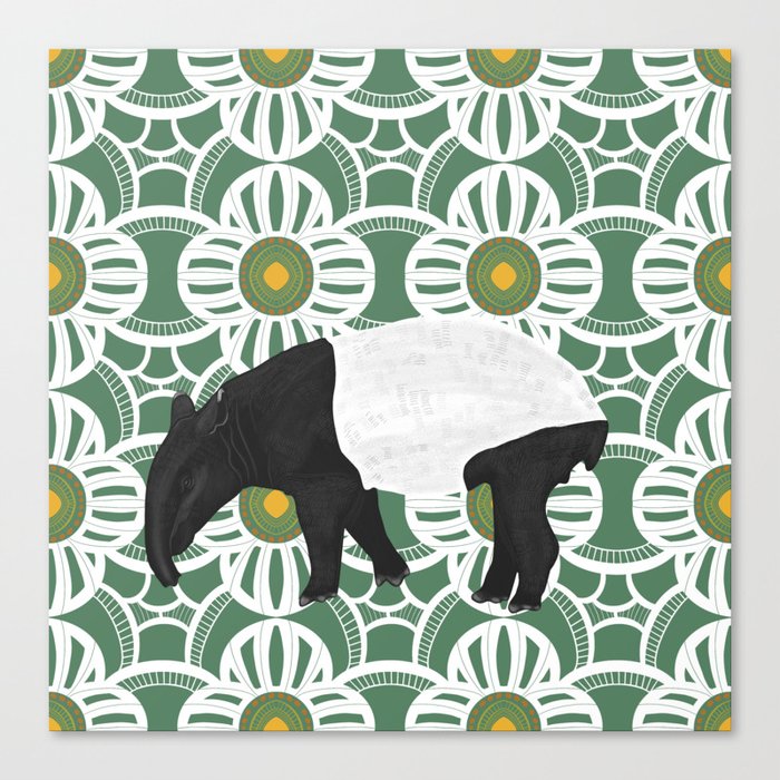 Malayan Tapir Canvas Print