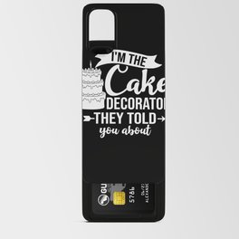 Cake Decorating Baker Ideas Beginner Android Card Case