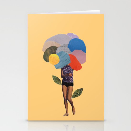 i dream of you amid the flowers Stationery Cards