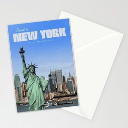 Travel to New York Stationery Card