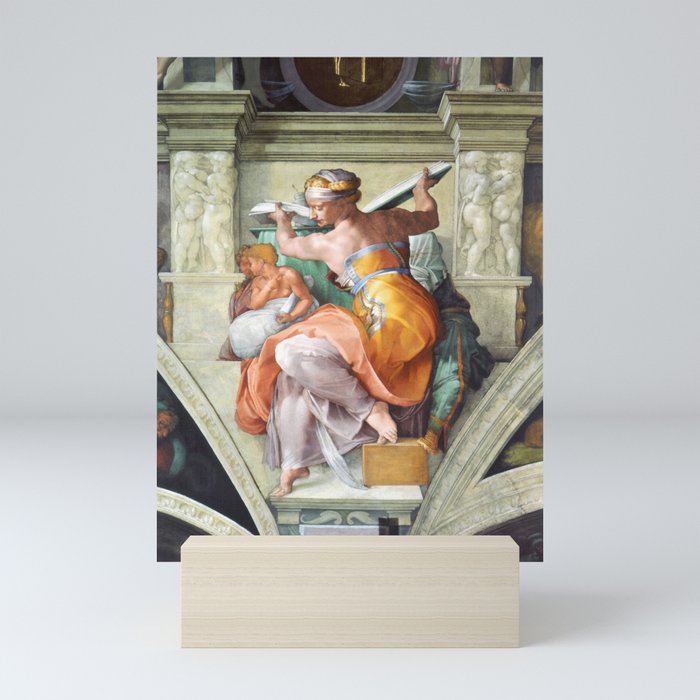 Michelangelo - Libyan Sibyles Mini Art Print