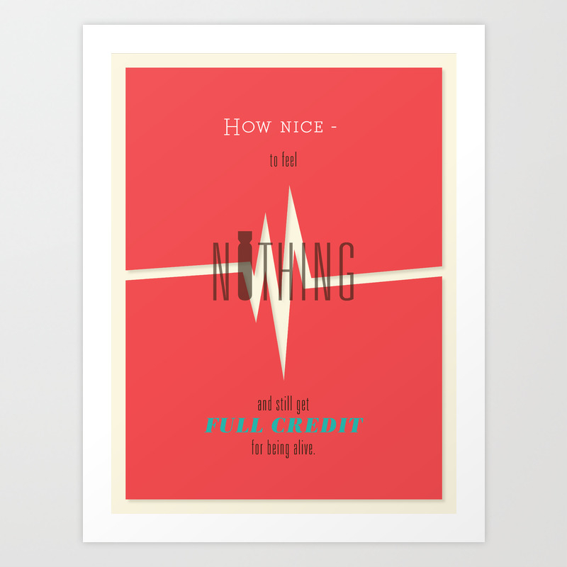 literary quote poster slaughterhouse 5 by kurt vonnegut art print by evanbeltran