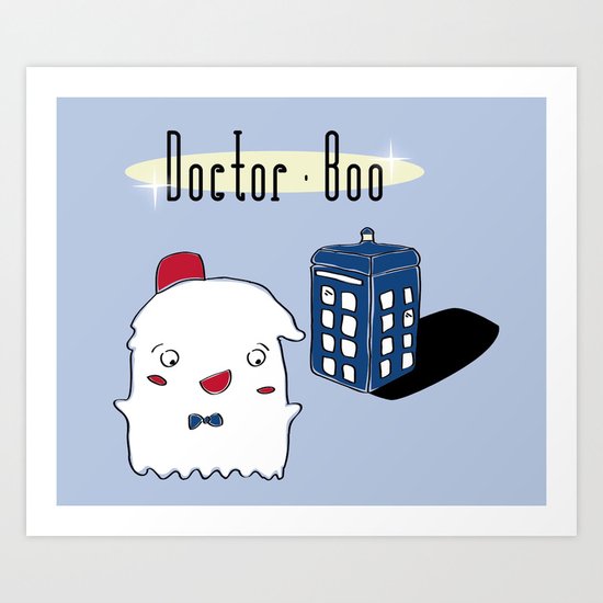 Doctor Boo Art Print
