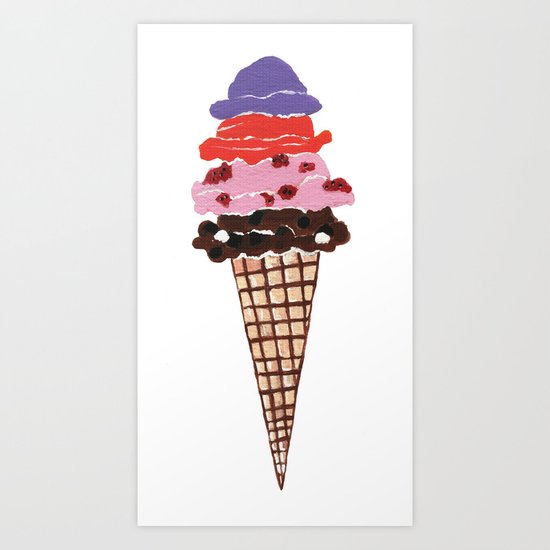 Ice Cream Art Print