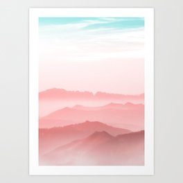 Mountain Silhouette Art Print