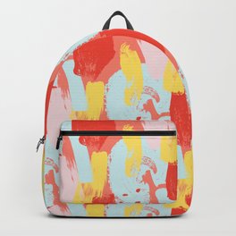 Abstract Paint Brush Stroke Backpack